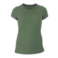 thumbnail image 1 of Playera Fruit Of The Loom para Mujer, Cuello Redondo Manga Corta Verde Talla  G, 1 of 4