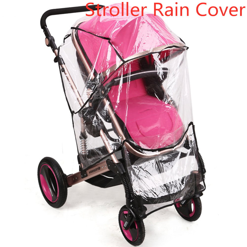 Chic Stroller Rain Cover Universal Pram Baby Infant Double Pushchair Wind Shield 