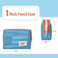 thumbnail image 2 of Mr. Pen- Mesh Pencil Case, Blue, Mesh Zipper Pouch Bags, Mesh Bags with Zipper Pouches for Organization, Small Makeup Bag, 2 of 6