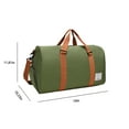 thumbnail image 4 of Fiudx Bolsa de Lona para Gimnasio, Gran Capacidad con Compartimento para Zapatos, Nailon Impermeable, Ligera y Duradera, Ideal para Deportes, Viajes y Escapadas de Fin de Semana, Tamaño 48 X 26 X 30, 4 of 6