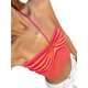 thumbnail image 3 of VISgogo - Chaleco de verano para mujer con cuello halter, estampado de rayas, sin mangas, fruncido, ajustado, recortado, sin mangas, camisola de punto VISgogo  moda, 3 of 9