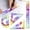 Multicolor*3 30Cm, variant on Extra Long Flexible Measuring Tape, Gradient Shiny Dual Scale Bendable Ruler, Crack-Proof Wide Precision Tool for Sewing Tailoring Large Craft Home Measurement,20cm Long,1PC