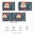 thumbnail image 2 of Yayeee Pillowcase King Size Set of 2 Satin Wrinkle Resistant Pillow Case, Blue Christmas Santa, 2 of 8
