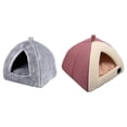 thumbnail image 1 of 2pcs Winter Pet Bed Nest Pet Tent with Mat Cave Bed StyleH Sunnimix Cama nido, 1 of 8