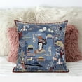thumbnail image 2 of Wu Zetian Indoor/Outdoor Pillow in Gray Brown Yellow 26x26, 2 of 5