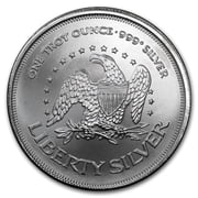1 oz A Mark Silver Round .999 Fine