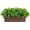 Green Boxwood, variant on 14" Artificial Boxwood Indoor Centerpiece for Dining Room, in Rustic Rectangular Wooden Planter Box, Faux for Mantel/Kitchen/Bathroom/Coffee Table Decor