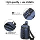 thumbnail image 5 of Bolso bandolera multifuncional con puerto de carga USB | Bolso bandolera antirrobo para hombre y mujer | Mochila de nailon resistente al agua para la escuela, el trabajo y el trabajo, 5 of 9