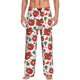 thumbnail image 1 of Fotbe Hand Drawn Tomatoes Pantalones de Pijama para Hombre, Pantalones de Dormir, Pantalones de Casa con Cintura Ajustable y Bolsillos-Large, 1 of 6