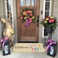thumbnail image 4 of Spring Door Mat,Flower Floral Indoor Outdoor Non-Slip Doormat,Entryway Front Porch Spring Summer Welcome Door Mat Colorful for Entrance Decor,30" x 17", 4 of 6