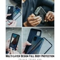 thumbnail image 3 of ArmadilloTek Vanguard Case Designed for Samsung Galaxy A51 4G (2020 Release) Military Grade Full-Body Rugged with Built-in Kickstand [Screenless Version] - Black, 3 of 6