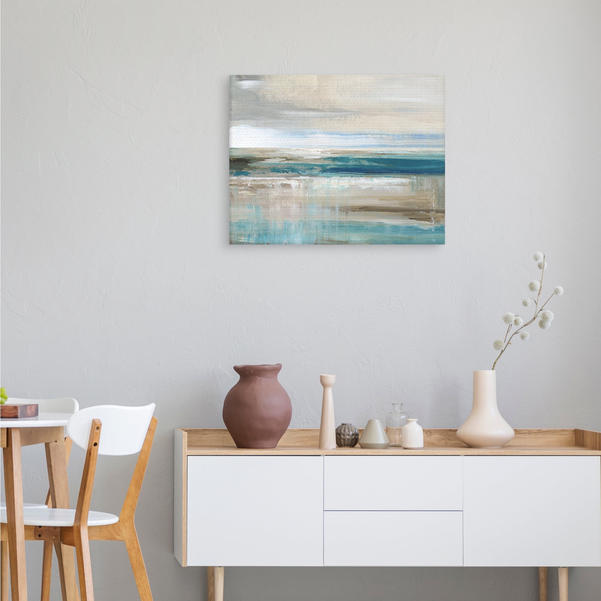 Abstract Sea by Nan Canvas Art Print