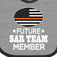 thumbnail image 4 of Inktastic Future Sar Team Search and Rescue Member Boys or Girls Baby Bib, 4 of 4