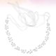thumbnail image 2 of FELTECHELECTR Cinturón de novia con perlas, accesorio para vestido de novia, elegante y elegante cadena de cintura (plateada), 2 of 5