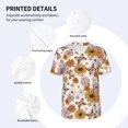 thumbnail image 3 of KLL Sunflowers And Butterflies for Men's Baseball Shirts,Short Sleeve Casual Shirts Button Down Shirt for Men Beach Summer Wedding Shirt-Medium, 3 of 7