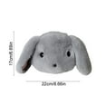 thumbnail image 3 of Bolso bandolera de conejito de Pascua | Mochila pequeña de peluche suave con cabeza grande y orejas de conejo | Correa ajustable | Bonito accesorio navideño para mujeres y niños | Monedero para reg, 3 of 5