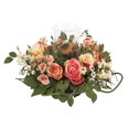 thumbnail image 1 of Nearly Natural 4685-AP Mini Rose Candelabrum Silk Flower Arrangement, 1 of 2
