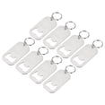 thumbnail image 1 of Uxcell 8Pcs Llavero Abridor de Botellas, Abridor de Botellas de Cerveza de Acero Inoxidable de 2.75" de Largo para el Hogar, Bar, Fiesta, Plateado, 1 of 6