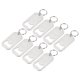 thumbnail image 1 of Uxcell 8Pcs Llavero Abridor de Botellas, Abridor de Botellas de Cerveza de Acero Inoxidable de 2.75" de Largo para el Hogar, Bar, Fiesta, Plateado, 1 of 6