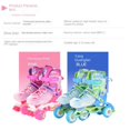 thumbnail image 5 of Patinage Chaussures Enfants Débutants Bébé Double Rangée Quatre Roues Garçons Filles Patins Enfants, 5 of 5