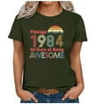 thumbnail image 4 of Kayannuo Blouses for Women Clearance Tee Shirts for Women Valentine's Day 1984 Vintage Shirt For Women 40th Birthday Gifts 1984 Birthday Gifts Idea Retro Short Sleevel T Shirts Party Tops Funny Tees, 4 of 4