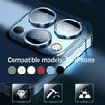 thumbnail image 4 of Pour iPhone 14 Plus Bleu pour iPhone 14 Pro Max 13 12 11 Protecteur d'Objectif de Caméra α0 S9L8, 4 of 9