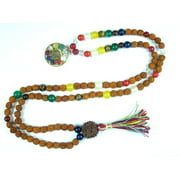 <mark>Mogul</mark> Prayer Beads Mala Navaratan Nine Stone Japamala Prayer Beads FREE YANTRA