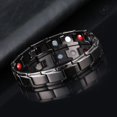 thumbnail image 5 of Pulsera de alivio magnético de oro negro para aliviar el dolor de artritis Durable para mujeres hombres ajustable, 5 of 5