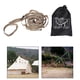 thumbnail image 5 of Cuerda de cordón para tienda de campaña al aire libre, tendedero multifunción, equipo resistente al viento marrón, 5 of 9
