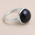 thumbnail image 5 of Black Onyx Ring-Sterling Silver Black Onyx Ring- Black Onyx Sterling Silver Handmade Ring-Solitaire Ring for Women, 5 of 5