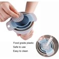 thumbnail image 4 of Juego de embudos para uso en la cocina, Embudos para botellas Embudo con colador para transferir aceite, alimentos, agua, líquidos, fluidos, ingredientes secos y polvo Ormromra LRWJ403, 4 of 6