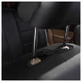 thumbnail image 3 of Universal Fit 9-Piece Car Seat Cover Set with Black Base & Gray Side Wings - High-Quality Polyester, 3-Layer Foam Padding, Airbag Compatible, Easy Installation - Includes Front/Rear Covers, Headrests, 3 of 6