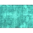 thumbnail image 1 of Ahgly Company Machine Washable Indoor Rectangle Persian Turquoise Blue Traditional Area Rugs, 2' x 4', 1 of 4