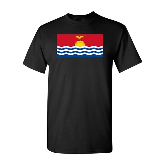 Kiribati Country Flag Adult DT T-Shirt Tee