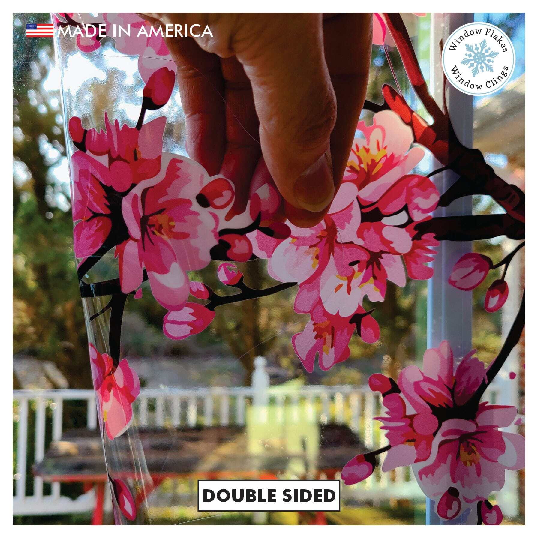 Cherry Blossom Branches Window Clings