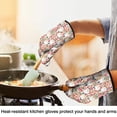 thumbnail image 4 of Cute Oven Mitts,Cute Cartoon Rose with Dog Bulldog Oven Mitt 2-Pack Set,Kitchen Gloves for Oven,Heat Resistant Oven Mitts 7.7"x12", 4 of 7