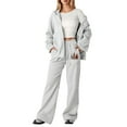 thumbnail image 5 of CAIVO Girl's Bowknot Baggy Sweatpants Lightweight Straight Leg Athletic Pants With Pockets Soft Solid Color Trousers Slacks, 5 of 5