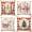 MIX Color-4PCS, variant on Wishrage Merry Christmas Nutcracker Decorative Throw Pillow Cover 18 x 18 Set of 4, Porch Patio Outdoor Home Decor, Winter Holiday Women Girl Gifts Couch Cushion Case