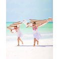 thumbnail image 3 of Orange Stripes Beach Towels Oversized Super Absorbent, Simple Orange White Texture Lightweight Bath Towel Quick Dry Sets For Bathroom/Pool/Rv Camping/Beach Play/Gym Room/Picnic 31"x62", 3 of 8