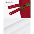 thumbnail image 6 of Christmas Tree Pine Needles Candy Bow Window Curtain Living Room Kitchen Cabinet Tie-up Valance Curtain Rod Pocket Valance, 6 of 6