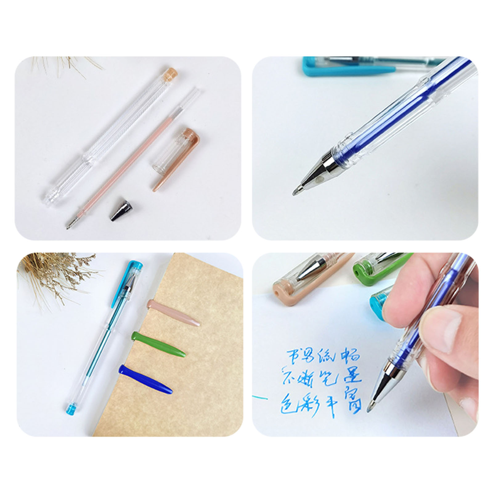 Gel Pens Fine Point 100pcs Non Toxic Colored Pen Set for Adult Coloring Books