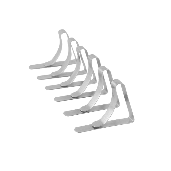 Coghlan's Spring-Loaded Tablecloth Clamps 6 pack – Adjustable Durable Holders for Picnics & Camping - Steel