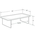 thumbnail image 3 of Clear Acrylic 22"W x 10"D x 9"H 1/2" Thick Deluxe Riser w/ Bumpers, 3 of 7
