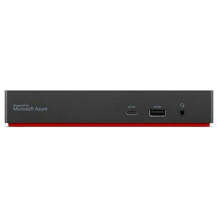 Lenovo - ThinkPad Universal USB-C Smart Docking Station - Black