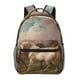 thumbnail image 1 of Fotbe Three Horses Oil Painting Mochila Casual con Estampado para Escuela, Viajes y Actividades al Aire Libre - Duradera, Ligera y Cómoda, 1 of 5