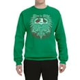 thumbnail image 2 of Wild Bobby, Live To Ride Motto Motorcylce Club Cars and Trucks Unisex Crewneck Graphic Sweatshirt, Kelly, 4XL, 2 of 3