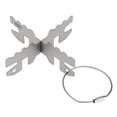 thumbnail image 1 of Lixada Titanium Alcohol Rack Cross Stand Outdoor Camping Stand Support Rack, 1 of 7