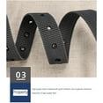 thumbnail image 6 of BLSCODE Men's Belts for Jeans, Men's Perforated Canvas Belt with Metal Buckle Breathable Nylon Casual Belt for Work Travel Black, 6 of 7
