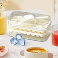 thumbnail image 3 of sruoe Ice Cube Trays, Ice Cube Trays for Freezer, Ice Cube Tray with Lid, 56 Pcs Ice Cube, Plastic, Square Ice Lattice, Household Ice Making, 3 of 6