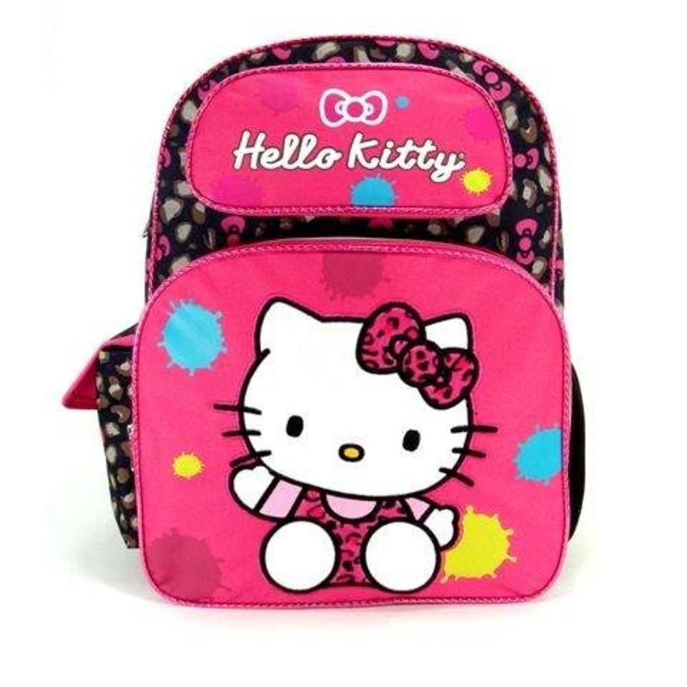 Hello Kitty Backpack Hello Kitty Color Splash Pink 16" School Bag